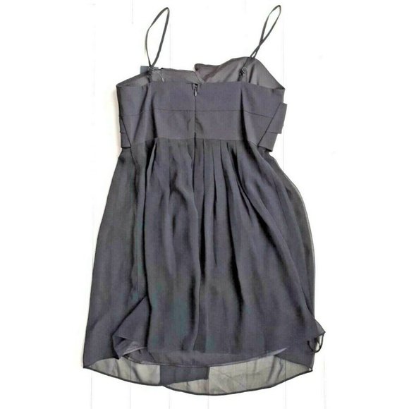ARK  & CO Evening Strap Black Chiffon Dress ( S ) - Picture 3 of 3